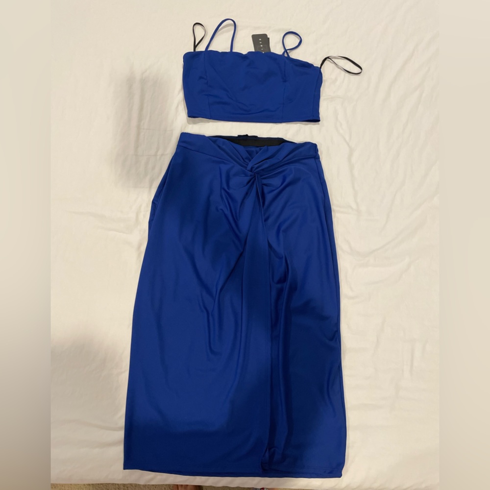 Saints 21 Skirt and Crop Top Set